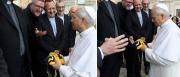 El Papa León XIV recibe de regalo una camiseta de The Strongest en el Vaticano