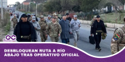Desbloquean ruta a Río Abajo tras operativo oficial