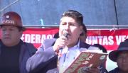 Dictan detención preventiva por seis meses para Justino Apaza por terrorismo y otros delitos