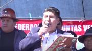 El dirigente Justino Apaza recibe detención preventiva por terrorismo y otros delitos