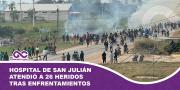 Hospital de San Julián atendió a 26 heridos tras enfrentamientos