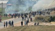 Violento desbloqueo en San Julián expone la “inacción” del Estado