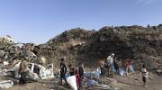 Ratas, montañas de basura y tiendas de campaña: la vida en Gaza tras ocho meses de tregua