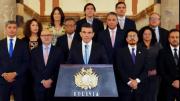 Ministros ingresan a reunión de gabinete en el día 39 de conflictos