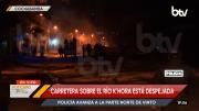 Cochabamba: Policía despeja la carretera sobre el río Khora hacia el occidente del país y avanza para dispersar a bloqueadores