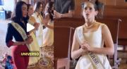 Critican a la Miss Universo Fátima Bosch tras entrar de rodillas a una iglesia en Costa Rica