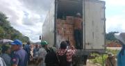 Camión que transporta 16 toneladas de medicamentos está varado hace más de 30 días en los bloqueos