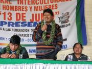 Evo dice que los bloqueos no se levantarán hasta “ganar esta batalla”