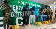 Policía secuestra más de 40 kilos de droga y aprehende a cinco extranjeros en La Guardia