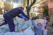 Primera Dama se suma al auxilio de choferes varados y entrega medicamentos y alimentos