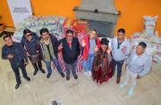 Primera Dama entrega más de 1,2 toneladas de alimentos a familias de ocho distritos de El Alto
