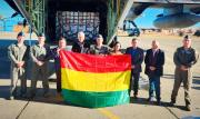 Hércules chileno llega al país con más de seis toneladas de alimentos para ayuda humanitaria