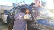 Caravana interinstitucional lleva asistencia humanitaria a transportistas varados por bloqueos en la ruta hacia Tambo Quemado
