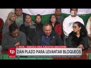 Transporte pesado internacional amenaza con “paralizar el aparato productivo” si en 48 horas no se liberan las carreteras