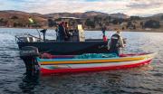 Interceptan a extranjero que llevaba 230 litros de gasolina por el Titicaca