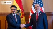 Canciller recibe al nuevo encargado de Negocios de EE.UU. para analizar agenda de cooperación