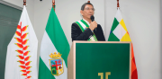 Neptaly Mendoza, alcalde de Porongo, fue elegido como presidente de AMDECRUZ