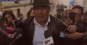 Dirigente de la COB llega a la Casa Grande del Pueblo para firmar acuerdo con el Gobierno