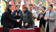 Gobierno y COB firman acuerdo; Argollo pide a campesinos de La Paz sumarse a la pacificación