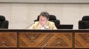 Lara se descompensó en media sesión y no estuvo para la votación del estado de excepción