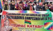 Túpac Katari declara cuarto intermedio en sus movilizaciones y fija ampliado para el lunes