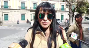 ¿Qué dijo Wilma Alanoca antes de su arresto en la plaza Murillo?