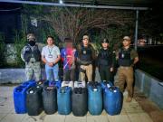 En frontera con Brasil secuestran embarcación con combustible en 14 bidones