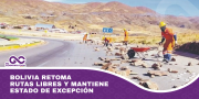 Bolivia retoma rutas libres y mantiene estado de excepción