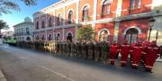 Policía conmemora su bicentenario con austeridad y en medio de un estado de excepción