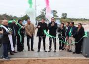 Inauguran puente en Colpa Bélgica y anuncian nuevos defensivos en el río Piraí