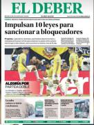 Portadas de los periódicos de Bolivia del jueves 25 de junio del 2026