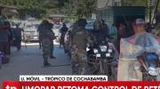 Cocaleros retoman retén de Umopar e instalan bloqueo en Villa Tunari