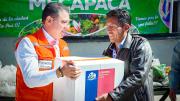 Defensa Civil entrega ayuda humanitaria a más de 500 familias afectadas por bloqueos en La Paz