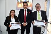 Fiscalía Departamental de La Paz firma convenio con la UTB y entrega becas completas para la formación de servidores públicos en programas de posgrado 