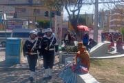 PMN de la Armada monta guardia en La Paz en apoyo a la seguridad ciudadana
