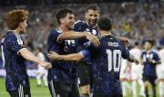Argentina se pasea ante Jordania con goleada y avanza con puntaje perfecto