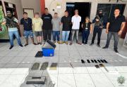 Operativo de la FELCN en Puerto Quijarro deja seis aprehendidos y secuestro de marihuana