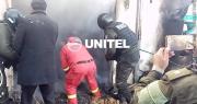 Una presunta falla eléctrica provocó un incendio en una vivienda de La Paz, los dueños salieron a tiempo