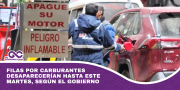 Filas por carburantes desaparecerían hasta este martes, según el Gobierno