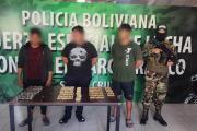 Operativo antidrogas en la carretera Bioceánica deja tres aprehendidos