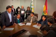 Brigada Parlamentaria de La Paz recibe dos proyectos de ley para beneficiar a El Alto