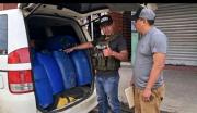 Interceptan a un policíacon 1.540 litros de gasolina