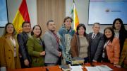 Zamora y brigada paceña firman acuerdo para impulsar carretera Río Abajo-Quillacollo