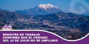 Ministro de Trabajo confirma que el feriado del 16 de julio no se ampliará