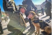Centro de Adiestramiento de la Policía Boliviana jubila con honores a ejemplares caninos