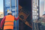 Fiscalía-FELCN-Aduana indaga hallazgo de 132 kl de cocaína en una excavadora con destino a Libia