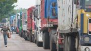 Surtidores continúan sin diésel y los camiones no pueden trabajar