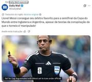 Messi consigue a su favorito: Periódicos ingleses repercuten sobre el árbitro de la semifinal del Mundial