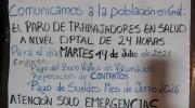 Paro médico: Salud reconoce que aún no paga el sueldo de 2.000 trabajadores