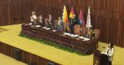 Sesión de Honor en la ALD por la gesta libertaria paceña se realiza con la presencia de Paz y ministros de Estado